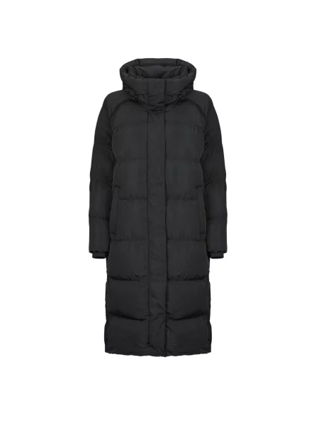 Puhovka Superdry s kapuco črna