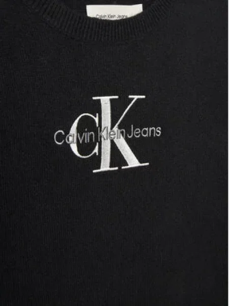 Calvin Klein Jeans Megztinis Monologo D juoda