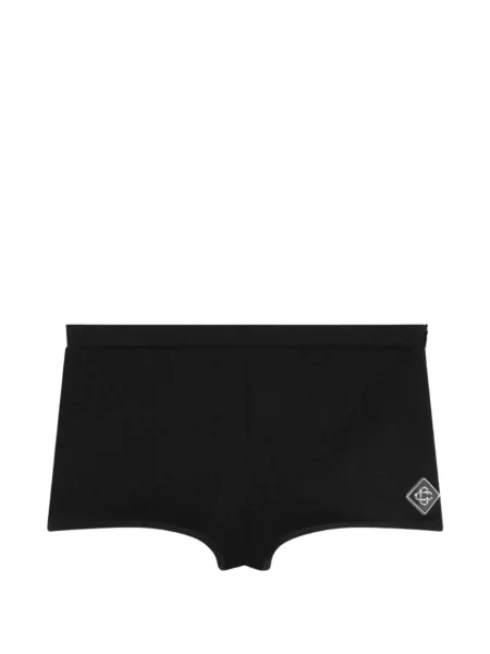Pantaloni scurți Casablanca cu autograf negru