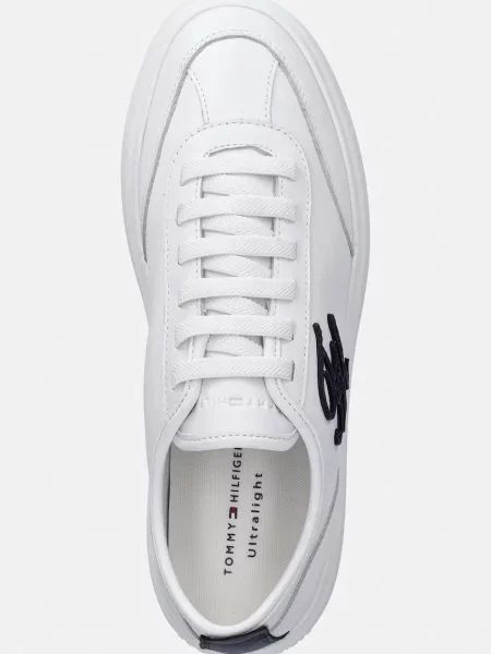 Tommy Hilfiger TH ICON LIGHT SNEAKER маратонки дамски от кожа бяло