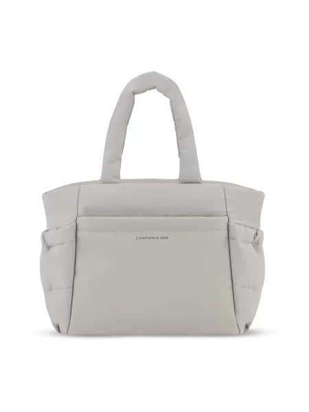 Geantă Kapten & Son cu strasuri gri