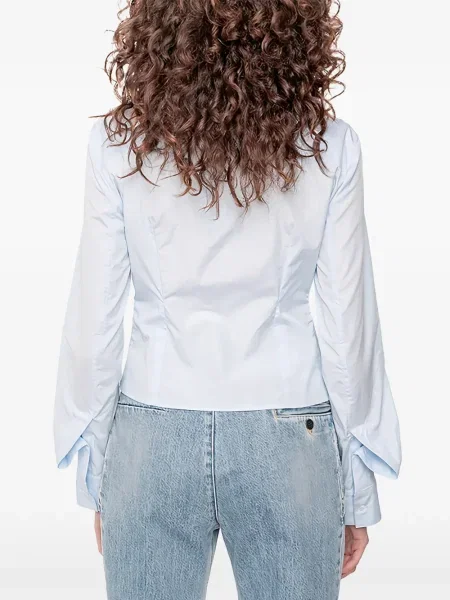 Koszula Façon Jacmin dzwony niebieska