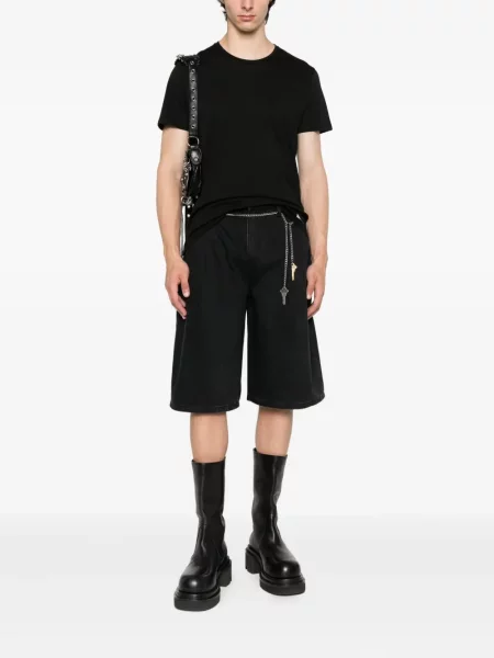 Tricou Diesel cu decolteu rotund negru