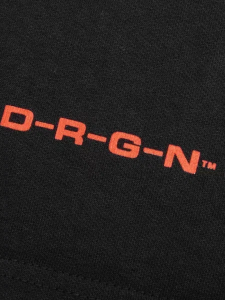 Tricou D-r-g-n cu imagine negru