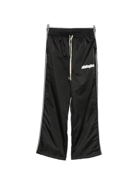 Pantaloni Rivington Roi Rebis cu dungi cu imagine alergare negru