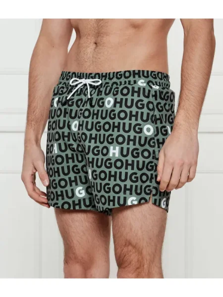 Sport rövidnadrág Hugo Bodywear zöld