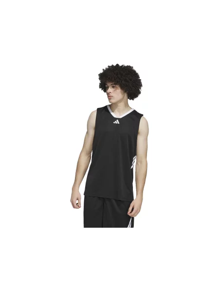 Kosárlabda póló Adidas fekete