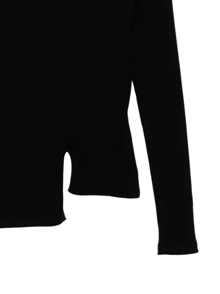 Tricou Limi Feu asimetric negru