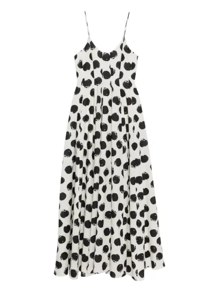 Maksi sukienka maxi Bambah w grochy garniturowa