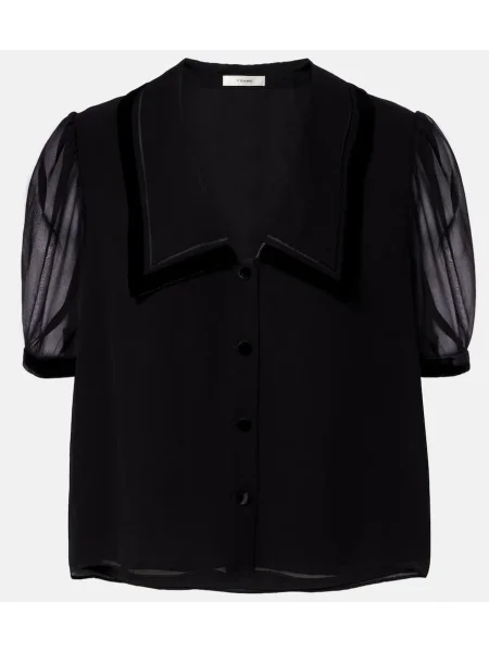 Bluză Frame de mătase negru
