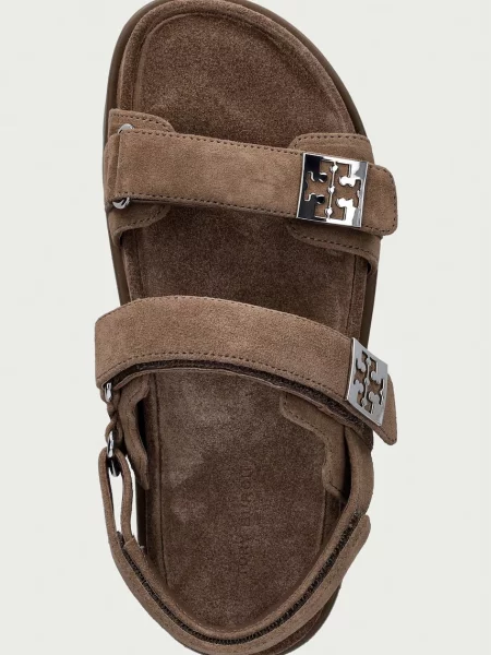 Замшевые босоножки Tory Burch