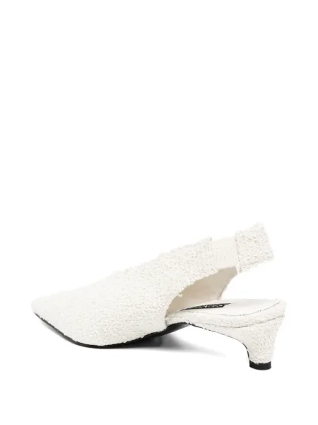 Papuci tip mules Senso alb
