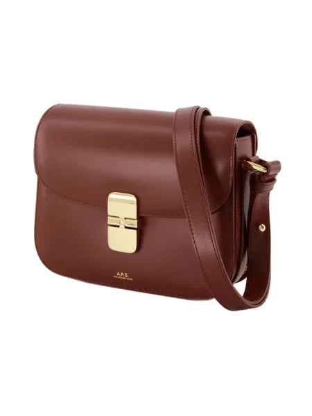 Torebka A.p.c. klasyczna brązowa