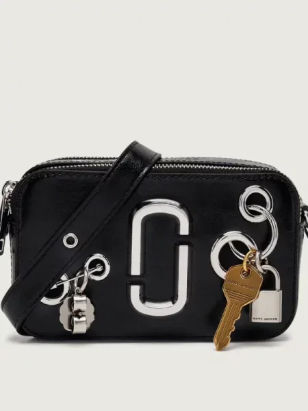 Pandantiv Marc Jacobs din piele negru
