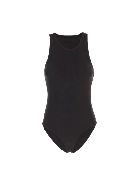 Torba plażowa Alaïa z dżerseju czarna