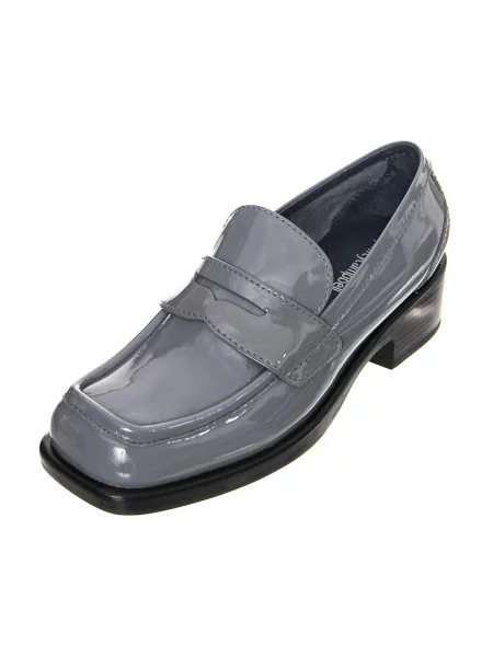 Czółenka Jeffrey Campbell skórzana niebieska