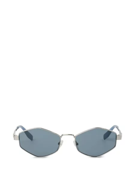 Ochelari de soare Karl Lagerfeld cu imprimeu geometric argintiu