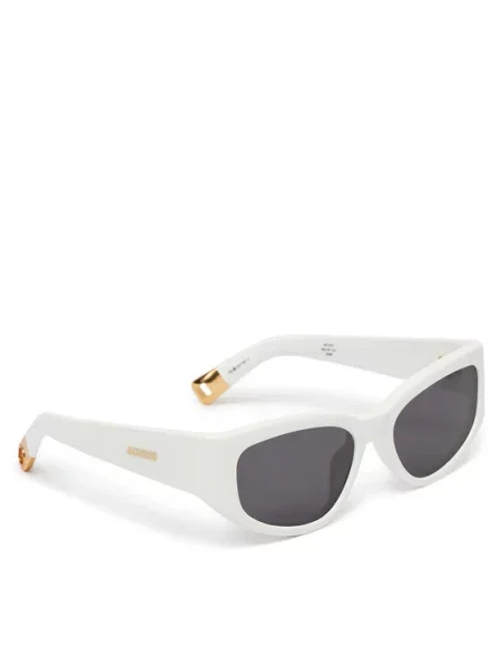 JACQUEMUS Okulary przeciwsłoneczne biały