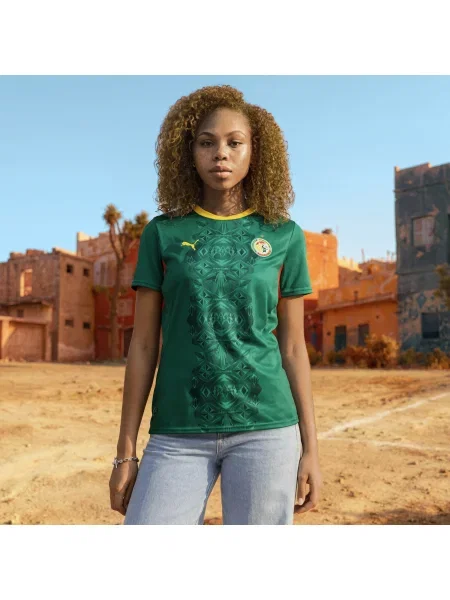 PUMA koszulka wyjazdowa Senegal Akcesoria S zielony