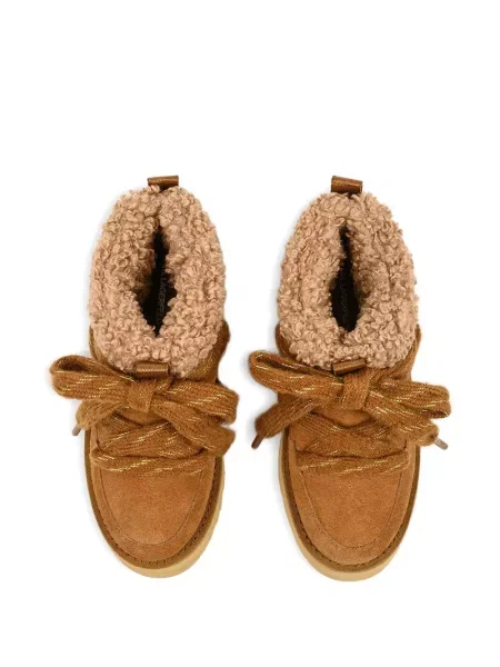 Боти Karl Lagerfeld на платформе кафяво