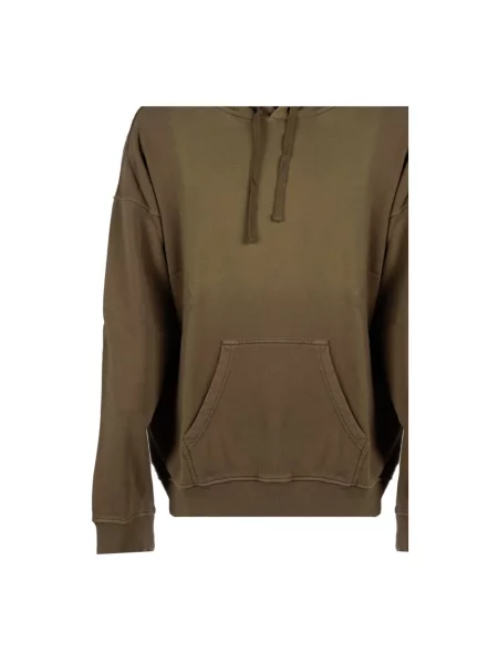 Bluza z kapturem Diesel z kapturem brązowa