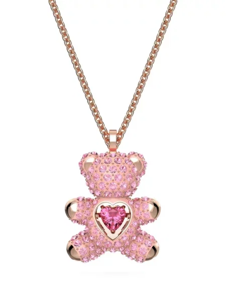 Colier Swarovski teddy roz