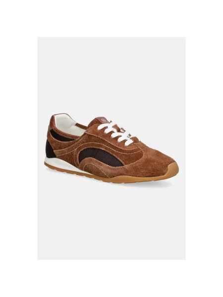 Sneakersy Valentino skórzane brązowe