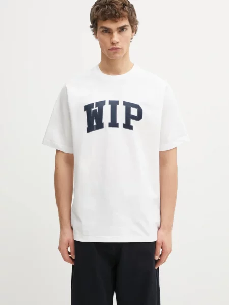 Carhartt WIP tricou din S/S WIP T-Shirt cu imprimeu alb