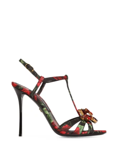 Sandale Dolce & Gabbana cu imagine negru