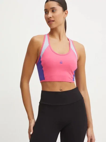 Сутиен United Colors of Benetton с десен розово