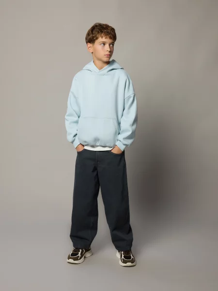 Reserved Oversized mintás melegítőfelső világoskék