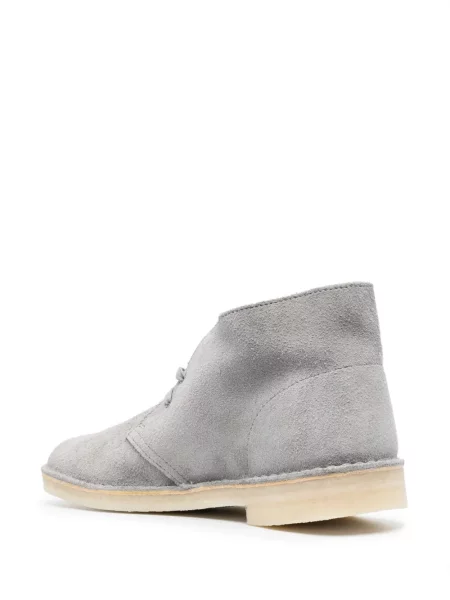 Desert boots Clarks Originals με κορδόνια με δαντέλα γκρι