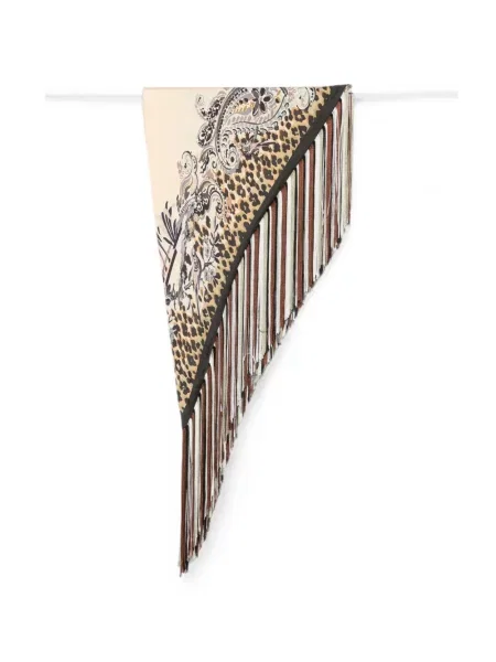 Fular Etro cu imagine cu model leopard