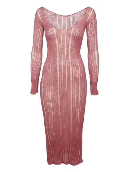 Rochie midi Cult Gaia până la genunchi de costum roz