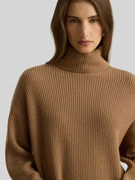 Sukienka z dzianiny o kroju regular fit z mieszanki wełny i kaszmiru model AREENA' Lauren Ralph Lauren