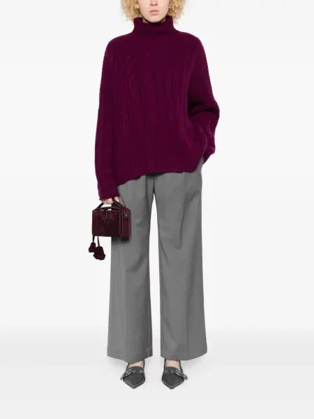 Pantaloni Phisique Du Role plisate gri