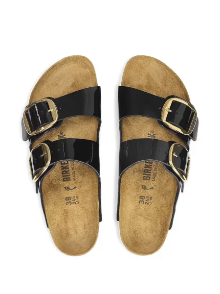 Remenčić sandale Birkenstock sa kopčom crna