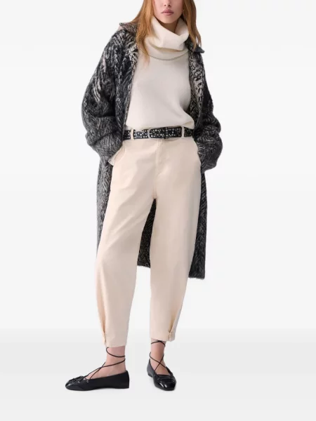 Pantaloni Liu Jo de catifea