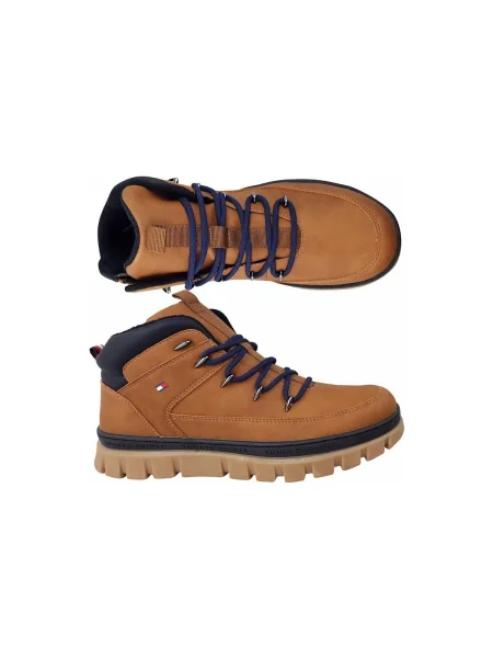 Pantofi Tommy Hilfiger maro