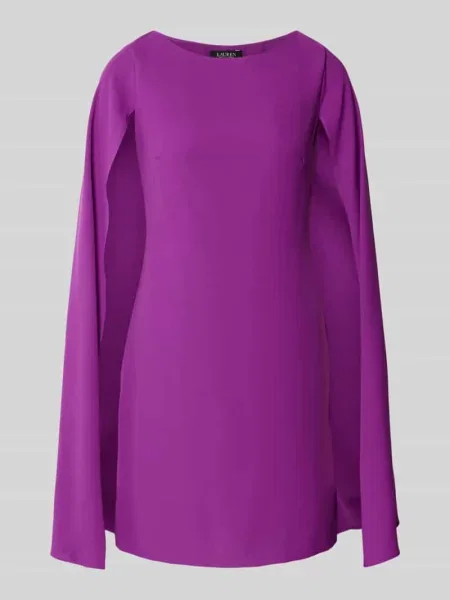 Lauren Ralph Lauren sukienka mini prosta fioletowy
