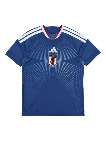 Papuci tip mules Adidas cu dungi cu imagine din jerseu albastru
