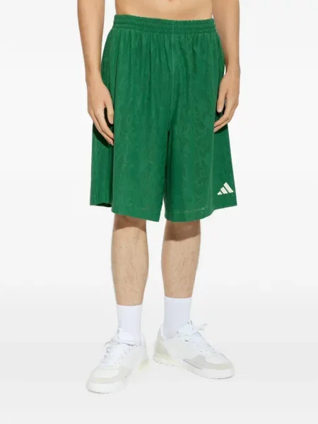 Pantaloni scurți Adidas plasă verde