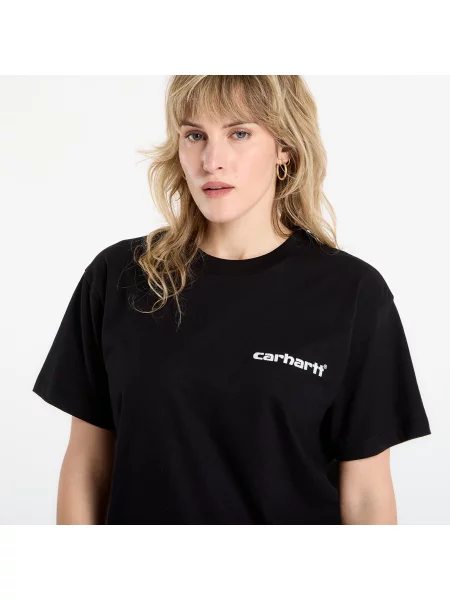 Tricou Carhartt WIP S/S Caps T-Shirt UNISEX Black L negru