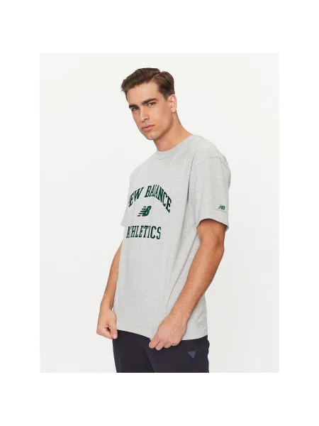 New Balance Póló Athletics Varsity Graphic T-Shirt szürke