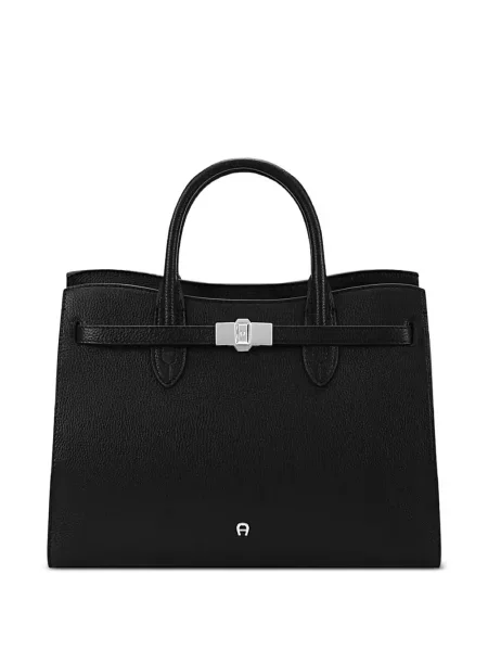 Shopper kabelka Aigner čierna