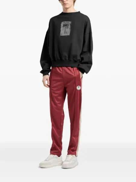 Hanorac crewneck Palm Angels negru