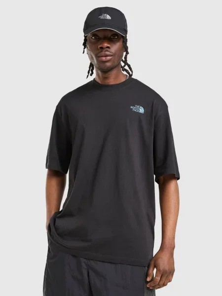 The North Face T-Shirt M Liquid Box Nse Oversize czarna