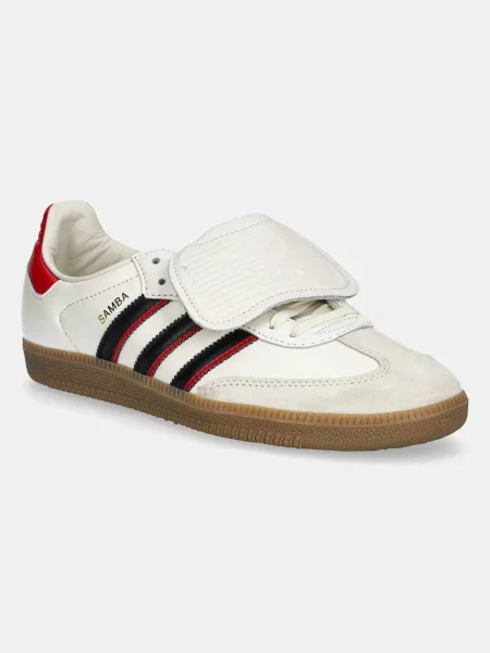 Кожаные кроссовки Adidas Originals бежевые