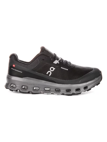 Lniane buty do biegania On Running do biegania wodoszczelne czarne
