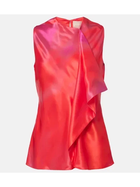 Top Roksanda z nadrukiem drapowany